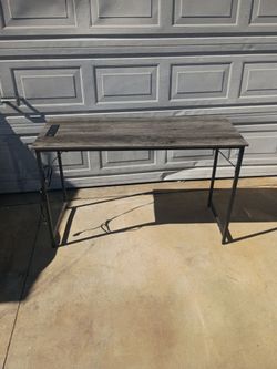 Industrial Wood Top Desk with Metal Frame (2 left)
