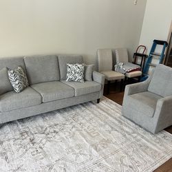 Like New Sofa + Swivel Chair - Willing To Make A Deal!