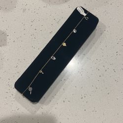 18K GOLD ITALY ANKLE BRACELET 