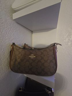 Coach brown terri bag