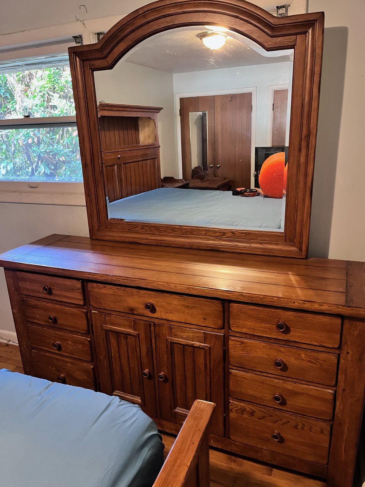 Beautiful Wood California King Size Bed