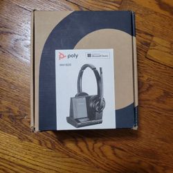New Poly SAVI 8220 Office Wireless DECT Headset (Stereo)