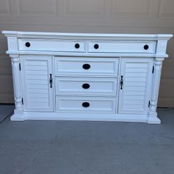 Dresser White 5-Drawers 