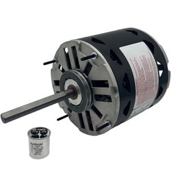 DL1056 Direct Drive Blower Fan Motor 1/2 HP, 1075 RPM, 3 Speed, 115 V, 8.0 A, Compatible with A.O. Smith 1056, Fasco D701, GE 3587, Magnetek 0531, Mar