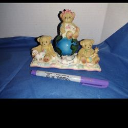 Cherished Teddies: Desiree, Karina, Shawn. A Bright Future. World Bear 2002