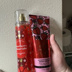 Bath and Body works body mist & lotion