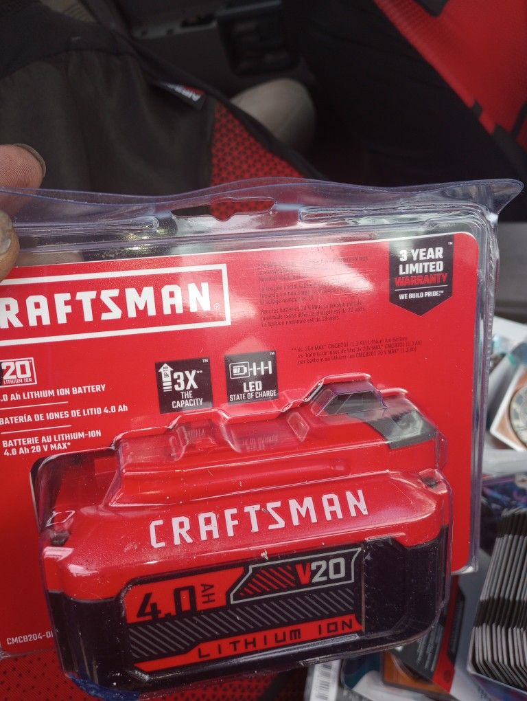 Craftsman 20v 4ah Battery