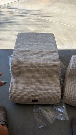 Cream Knit Pet Steps / Dog Stairs