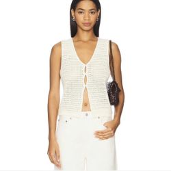 ASTR The Label Taimi Crotchet Vest
