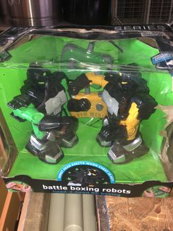 Battle boxing robots