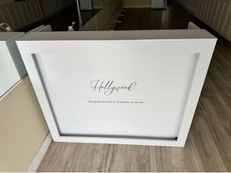 Reception desk $120