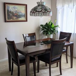 Dining Room Set 6 Chairs Expandable Table