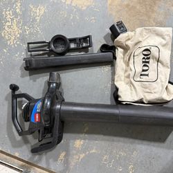Toro Leaf Blower/Vac – works perfectly!