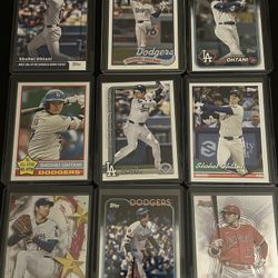 Dodgers Shohei Ohtani (9) Card Lot 