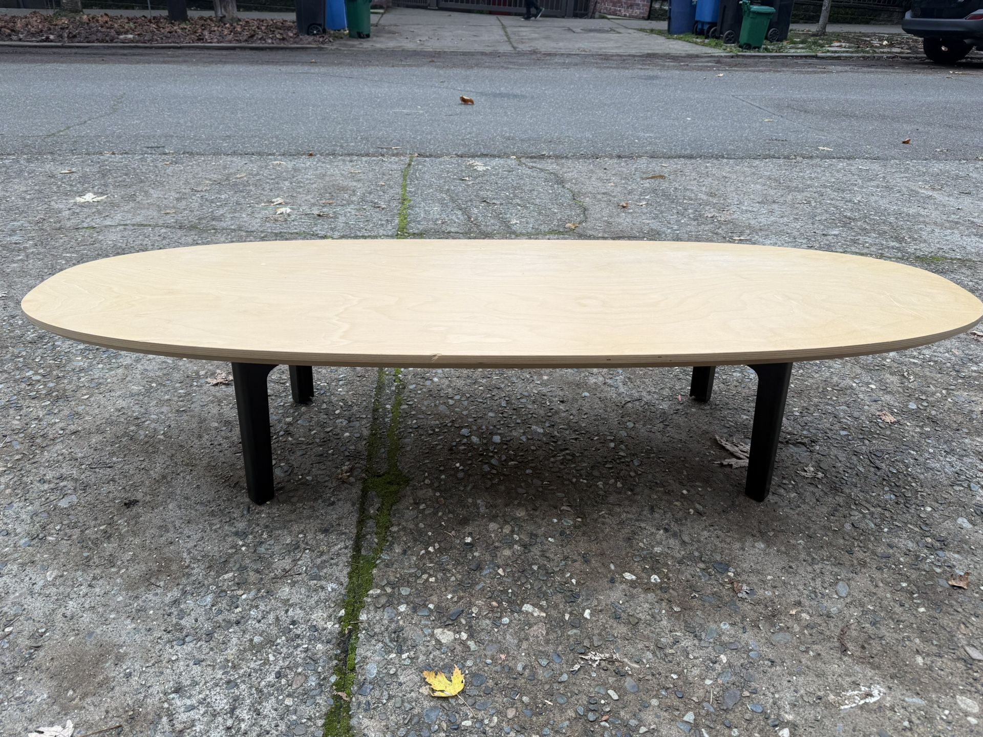 Floyd Home Oval Coffee Table - Birch Finish - $175 