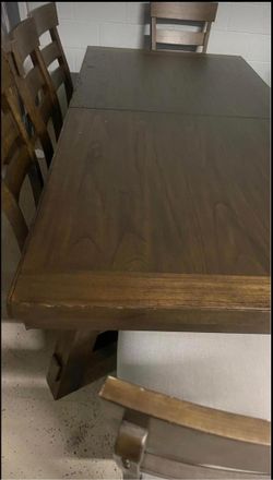 6 CHAIRS AND TABLE/DINING SET ( SEE PIC SCRATCH)OPEN BOX  🌿🌿🌿🌿🌿🌿🌿🌿🌿 $4 BONANZA RD SUITE C VICTORVILLE CA 92392 🌿🌿🌿🌿🌿🌿🌿🌿🌿🌿