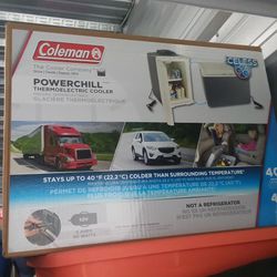 Thermoelectric Cooler, Powerchill, By Coleman; Retails for $155; Asking $90