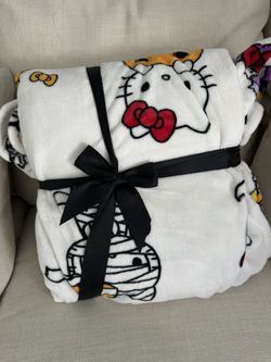 Hello Kitty Halloween Blanket Twin Size 