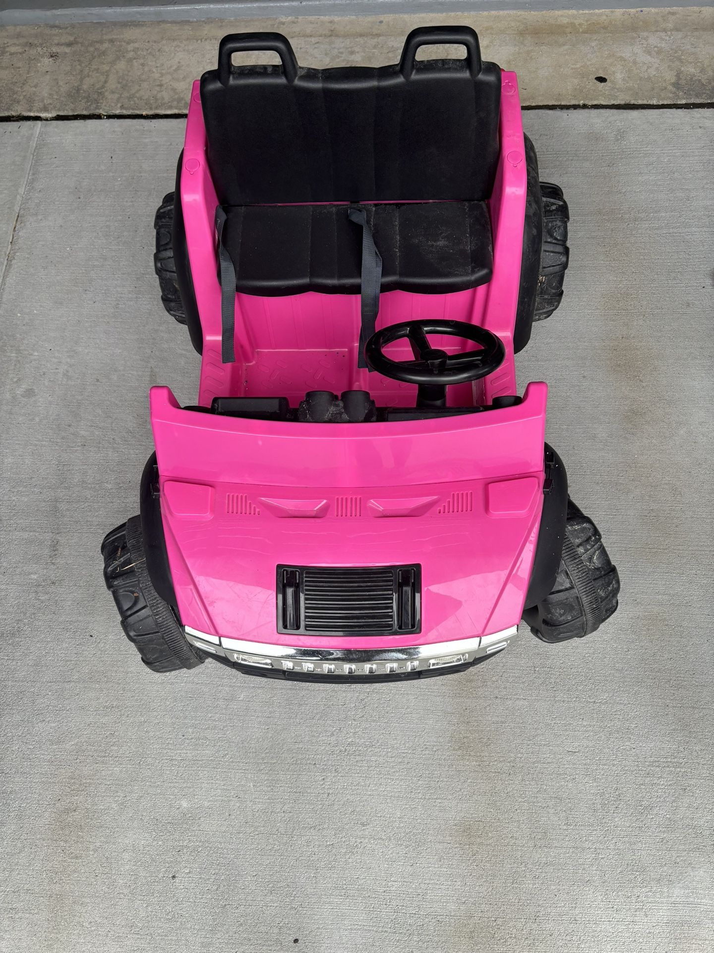 Pink Kid Motorz Hummer H2 12V Battery Powered Jeep