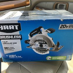 Hart 20v Brushless 7-1/4” Circular Saw
