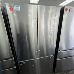 $1199 LG 27 Cu Ft SMART Counter Depth MAX French Door Refrigerator with Internal Water Dispenser
