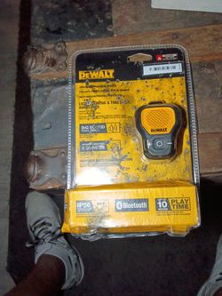 DEWALT Wearable Bluetooth Speaker