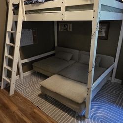 2 Ikea Loft Beds - White (pictured) and Black
