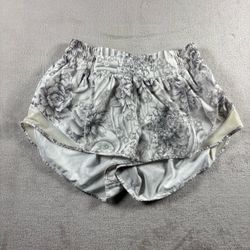 Lululemon Hotty Hot High-Rise Lined Short 2" - Women’s Size 6 Reg Gray #3F