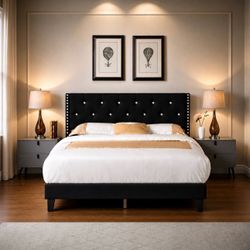 NEW FULL QUEEN KING SIZE BED WITH MATTRESS AND FREE DELIVERY 🚚 PAY ON DELIVERY