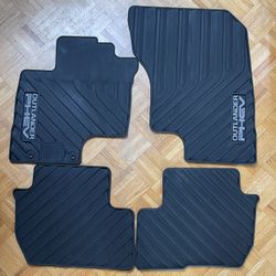 2018-2023 Genuine Mitsubishi Outlander PHEV All Weather Floor Mats