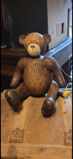 Vintage Solid Wood Large Jointed Teddy Bear
BAILEYBOOTIK
5 out of 5 stars