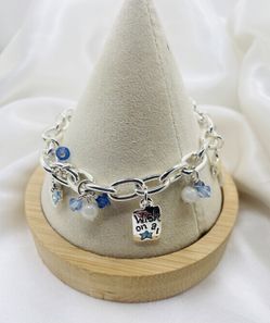 Charming Silver Charm Bracelet - Wish Upon a Star - NWT