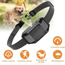 Dog barking collar/ automatic spray & Bark stopping device adjustable for all dog sizes new in box