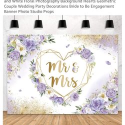 Mr & Mrs Backdrop