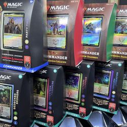 Sealed Magic the Gathering MTG Commander Pre-cons. Wide selection available. See pics for attention and full list in description.