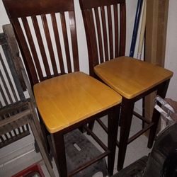 Wood Bar Stools 