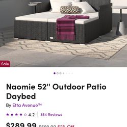 Outdoor Patio Daybed 
