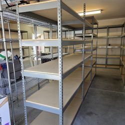 48 in W x 24 in D Garage Storage Shelves 5 Tier Level Supply Rack Shelving Delivery Available