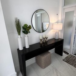RH DARK OAK 72” Console Table- Amazing Condition!