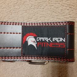 Dark Iron Weight Lifting Fitness Belt