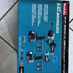 Brushless Cordless Hammer Drill Set