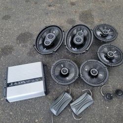 JL AUDIO/KICKER COMPLETE MIDS AND HIGHS SYSTEM 6X9,6.5,5.25,2”TWEETERS&CROSSOVERS