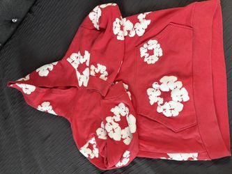 AUTHENTIC Red denim tear price negotiable 