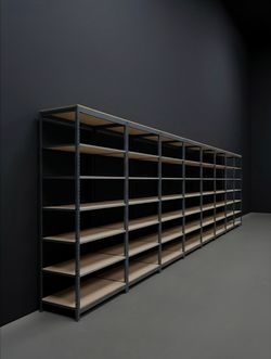 Industrial Racks 48 in W x 18 in D Used 7 Tier Storage Shelving Delivery Available