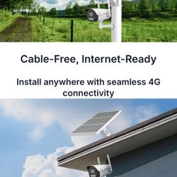 Solar Powered Security Surveillance Camera 