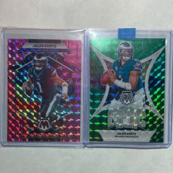 Jalen Hurts Football Card Lot (2 Cards)