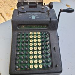 Allen Wales Desk Model Adding Machine