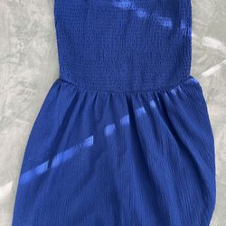 Blue H&M Midi Dress