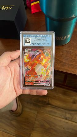 Cgc 8.5 Charizard V Max Darkness Ablaze 
