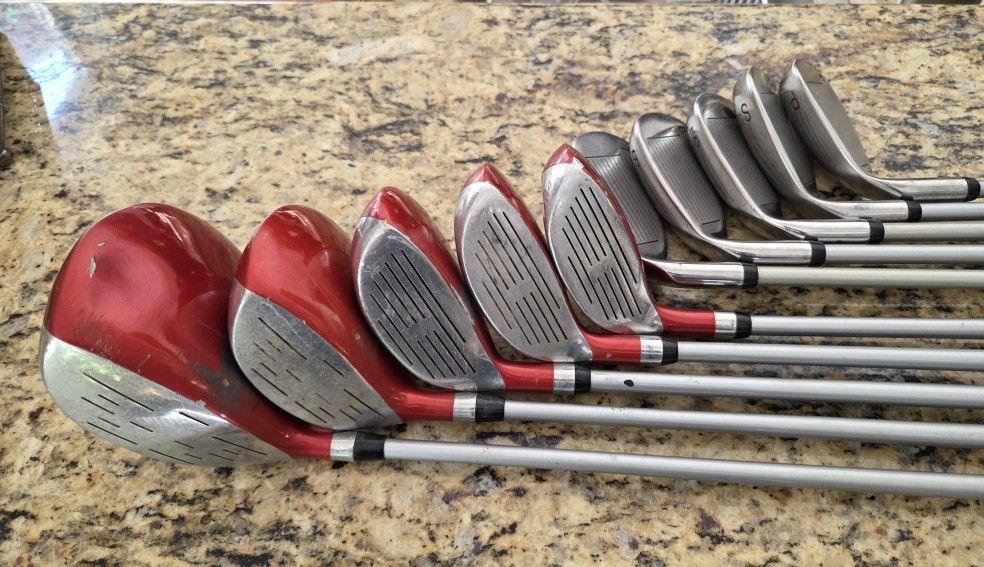 SET OF 10 RAWLINGS ACCUFLO LADY PRO RIGHT-HANDED GOLF CLUBS